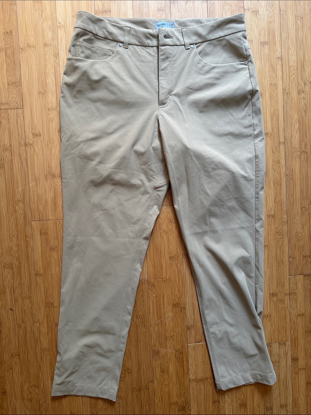 VRST Classic Men's Khaki Straight-Leg Pants